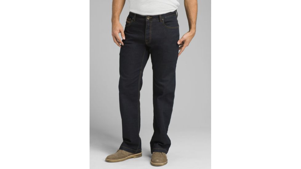 prAna Axiom Casual Jean Pant - Mens, Indigo Overdye, 42 Wiast , Long Inseam, M41173402-INOV-42