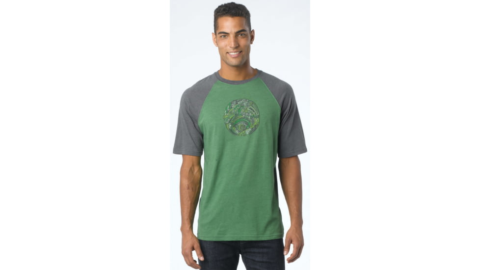 prAna Barrel Organic T-Shirt - Men's-Jade-Small