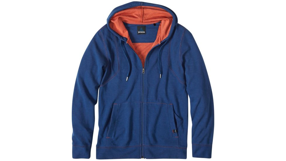 prAna Barringer Full Zip - Men's-Dark Cobalt-Small