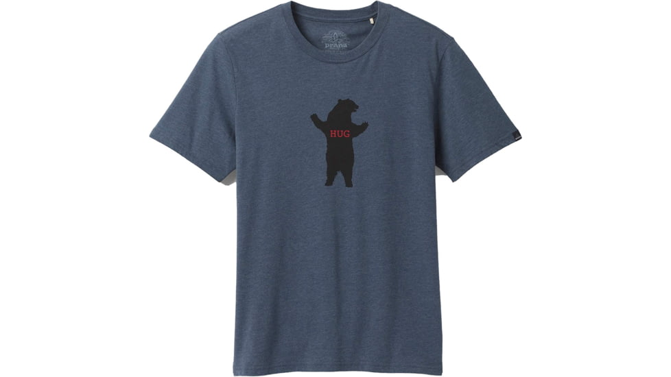 prAna Bear Squeeze Journeyman T-Shirt - Men's, Medium, Denim Heather, 1966311-401-SL-M