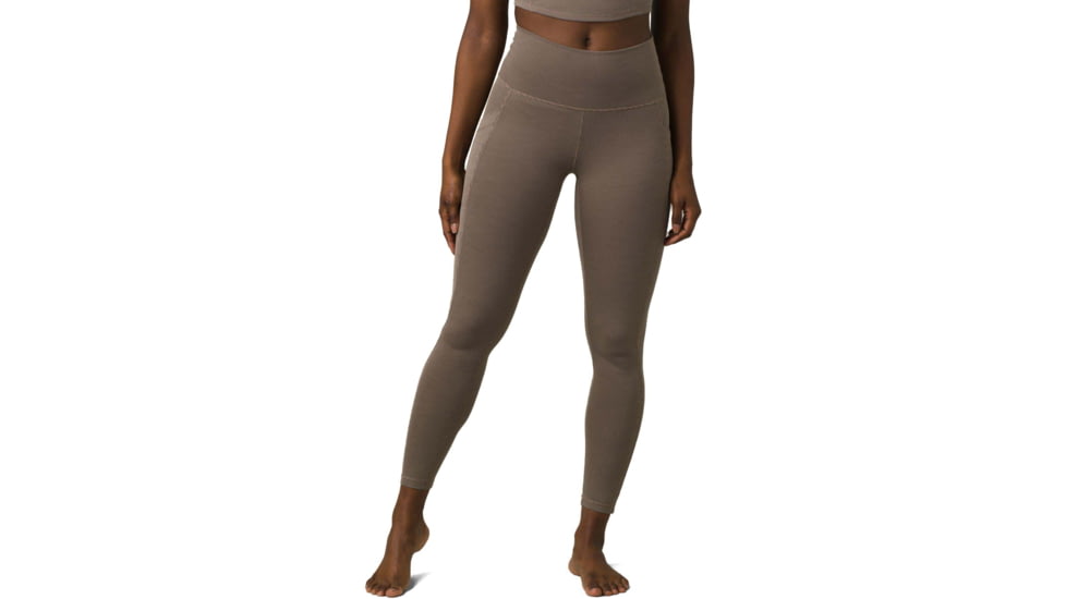 prAna Becksa 7/8 Legging Pants, Mink Heather, Large, W41180589-MNHT-L