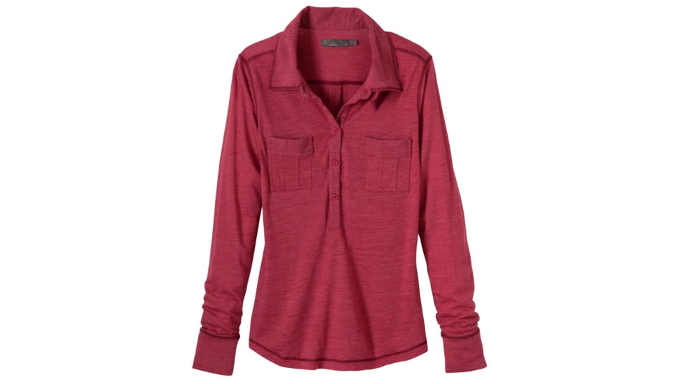 prAna Besha Top -  Women's-Plum Red-Small