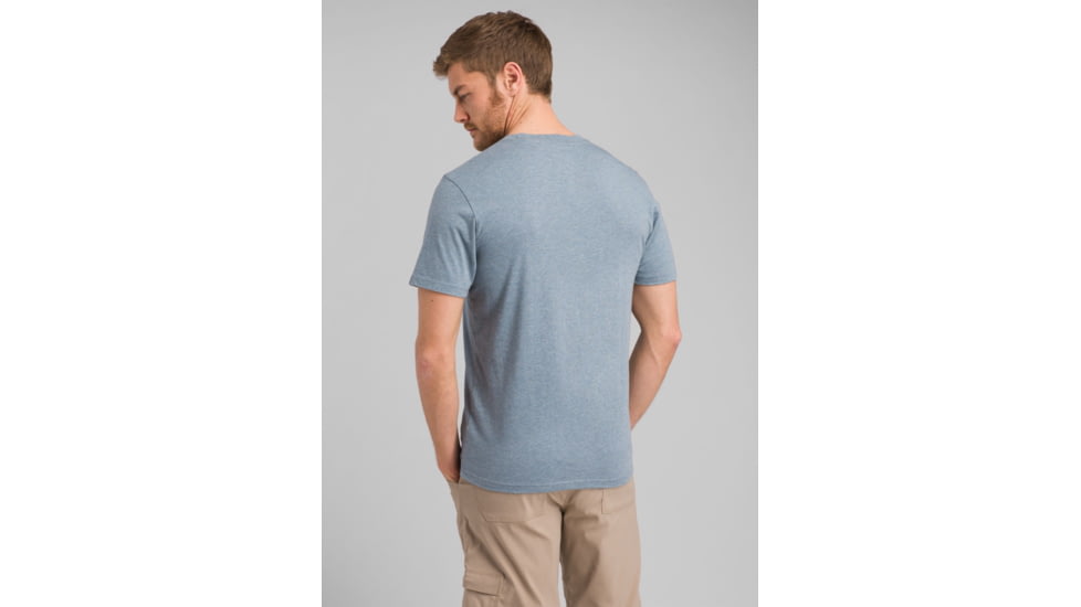 prAna Bradhaw T-Shirt - Mens, Blue Note Heather, Small, M13190644-BNHT-S