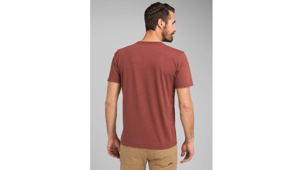 prAna Bradhaw T-Shirt - Mens, Maple Heather, Medium, M13190644-MPHT-M