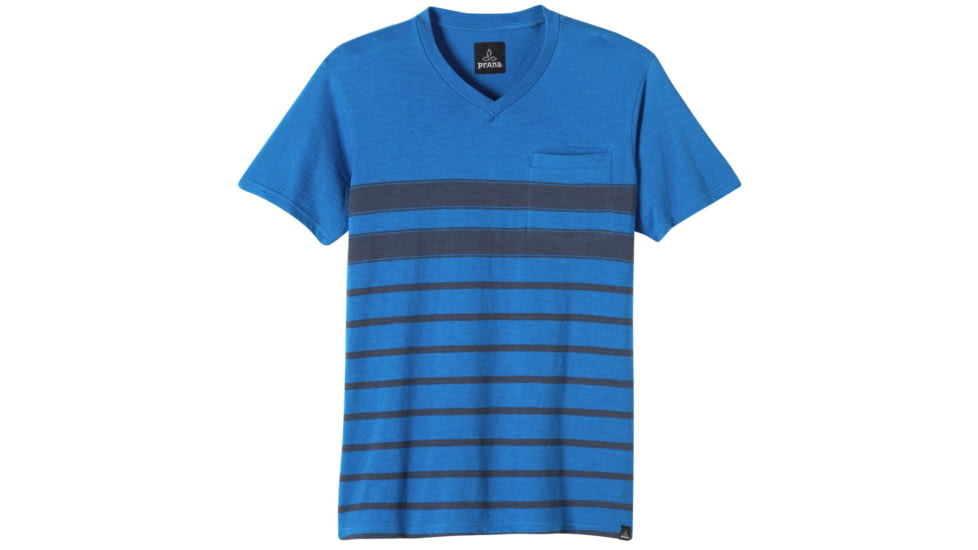 prAna Breyson V-Neck T-Shirt - Men's-Classic Blue-Small