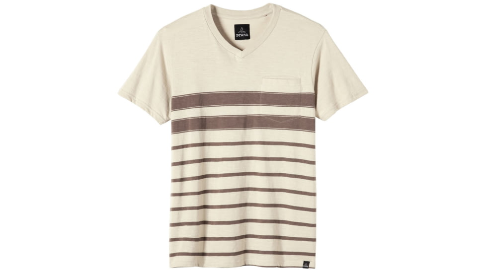 prAna Breyson V-Neck T-Shirt - Men's-Stone-X-Large