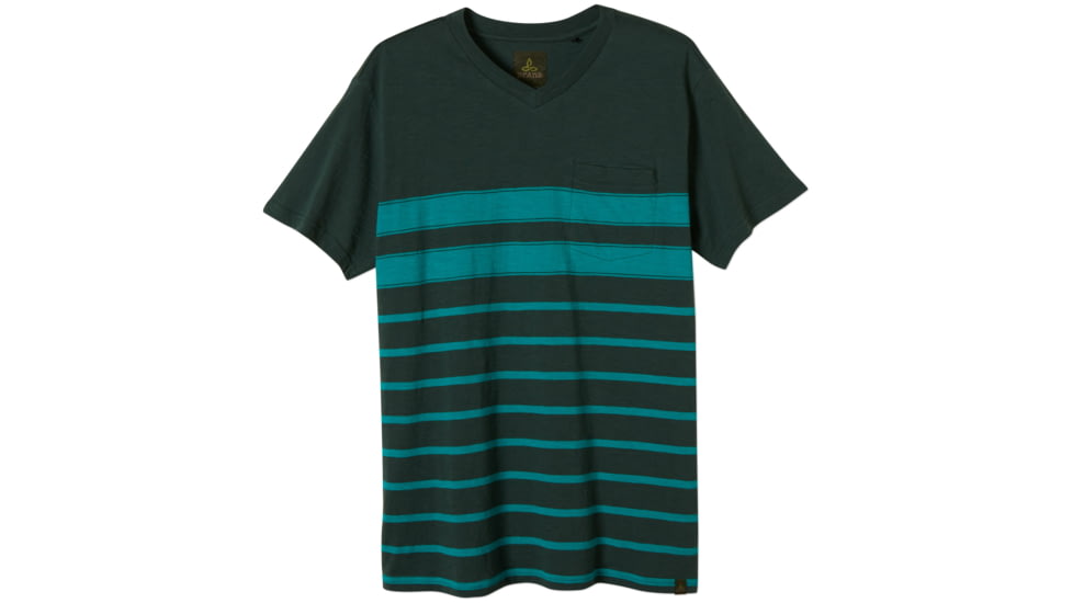 Breyson V-Neck T-Shirt - Mens-Evergreen-Small