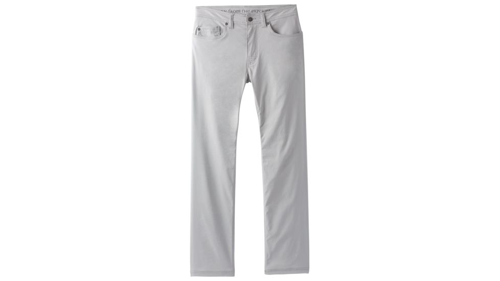 prAna Brion Pant - Men's, Grey, 40 Waist, Long Inseam, M4BN34312-GRY-40
