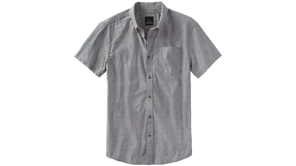 prAna Broderick Slim Fit Shirt - Men's -Gravel-Large