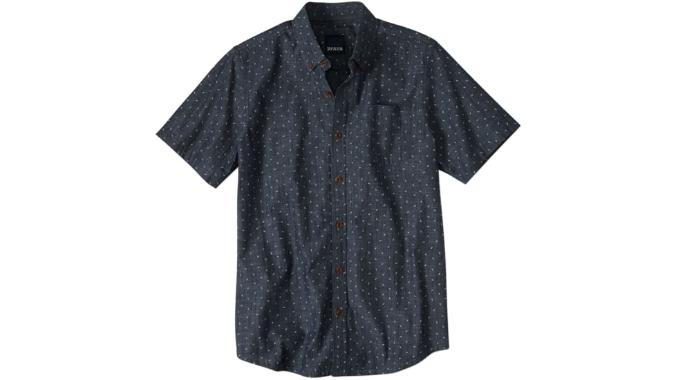 prAna Broderick Slim Fit Shirt - Men's -Indigo-X-Large