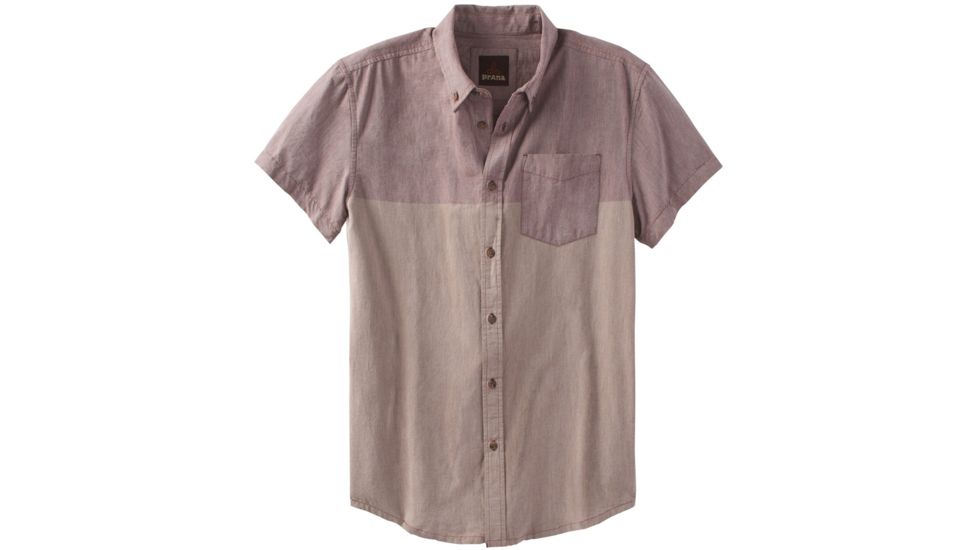 prAna Broderick Slim Fit Shirt - Men's -Raisin-Medium