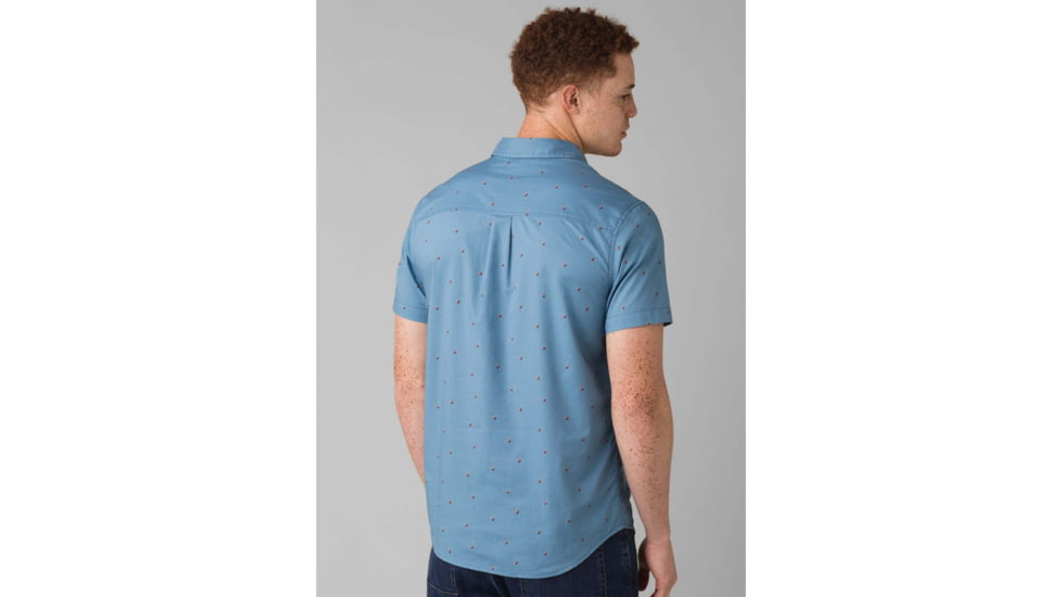 prAna Broderick Slim Fit Shirt - Mens, Nickel Cherries, Small, M11191533-NICH-S