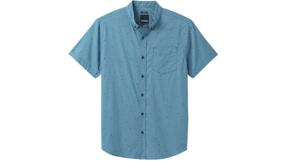 prAna Broderick Slim Fit Shirt - Mens, Nickel Cherries, Small, M11191533-NICH-S