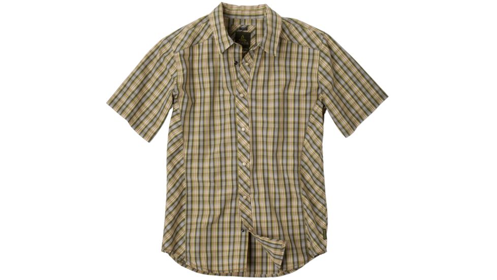 Bryant Short Sleeve Shirt - Mens -Spinach-X-Small