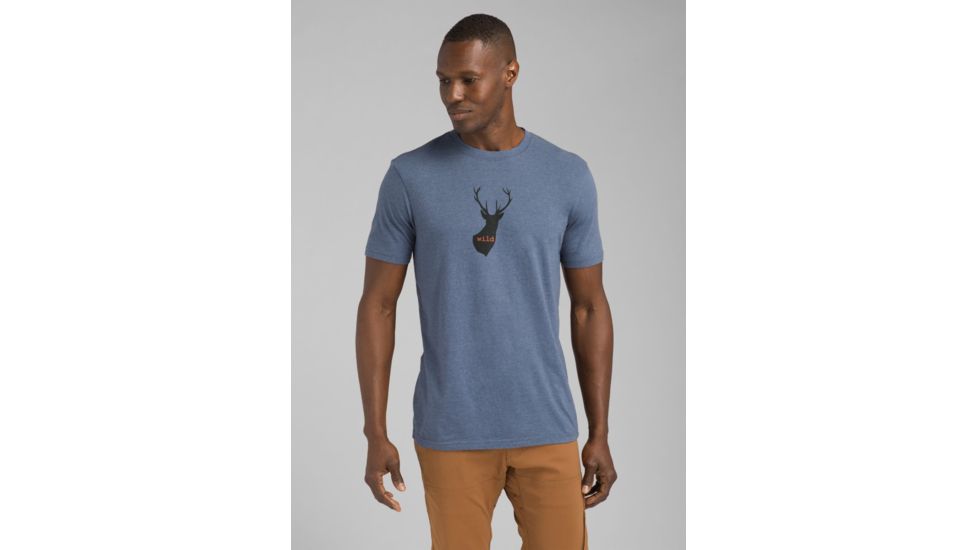 prAna Buck Wild Journeyman - Mens, Denim Heather, Small, M13191585-DEHT-S