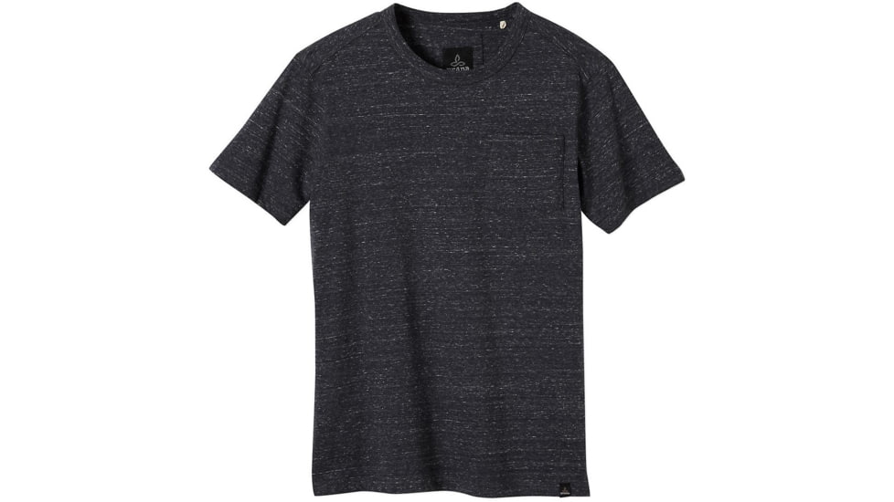 prAna Burbia Pocket Short Sleeve Crew - Men's-Coal-X-Large