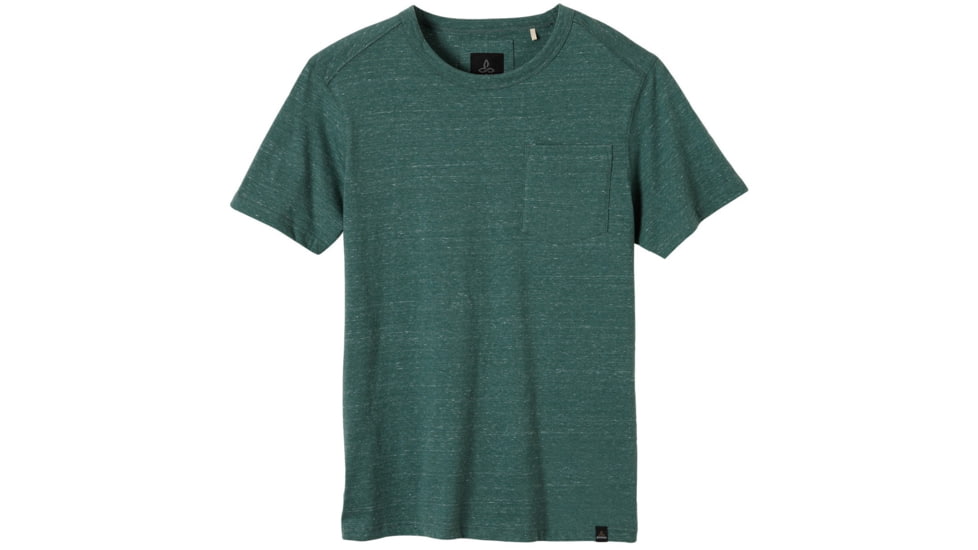 prAna Burbia Pocket Short Sleeve Crew - Men's-Light Balsam-X-Large