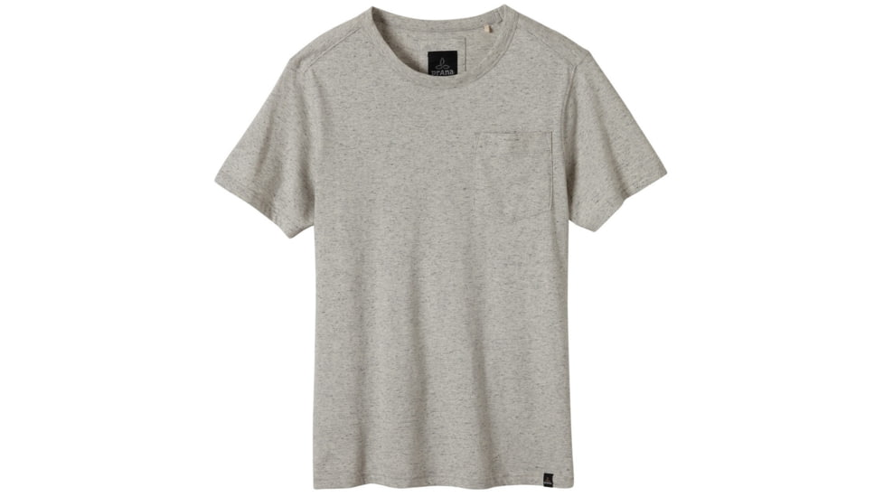 prAna Burbia Pocket Short Sleeve Crew - Men's-Stone-Small