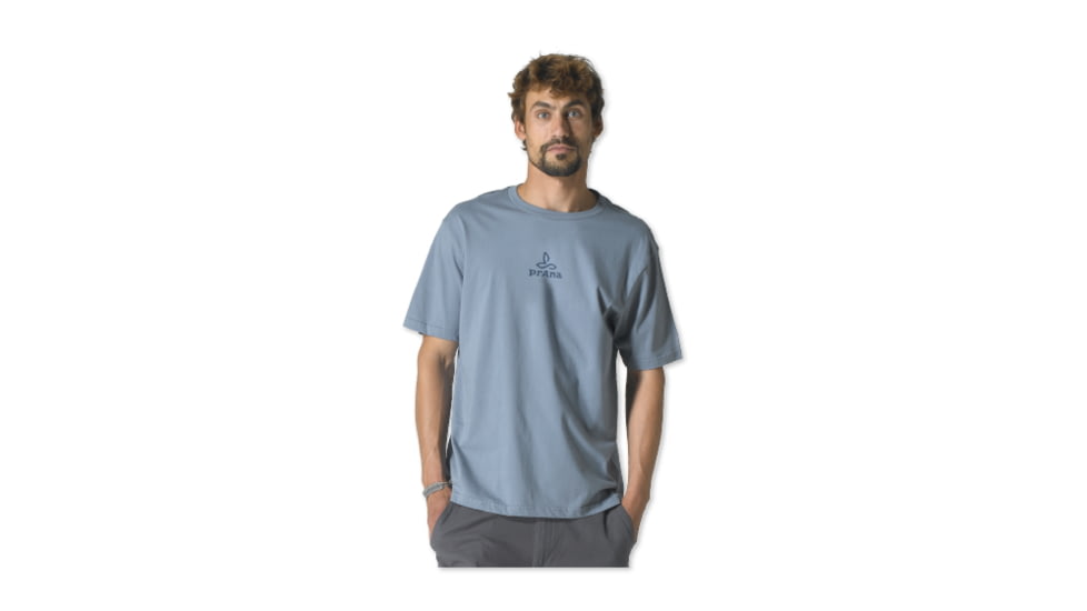 prAna Burst Organic T-Shirt-Slate-Small