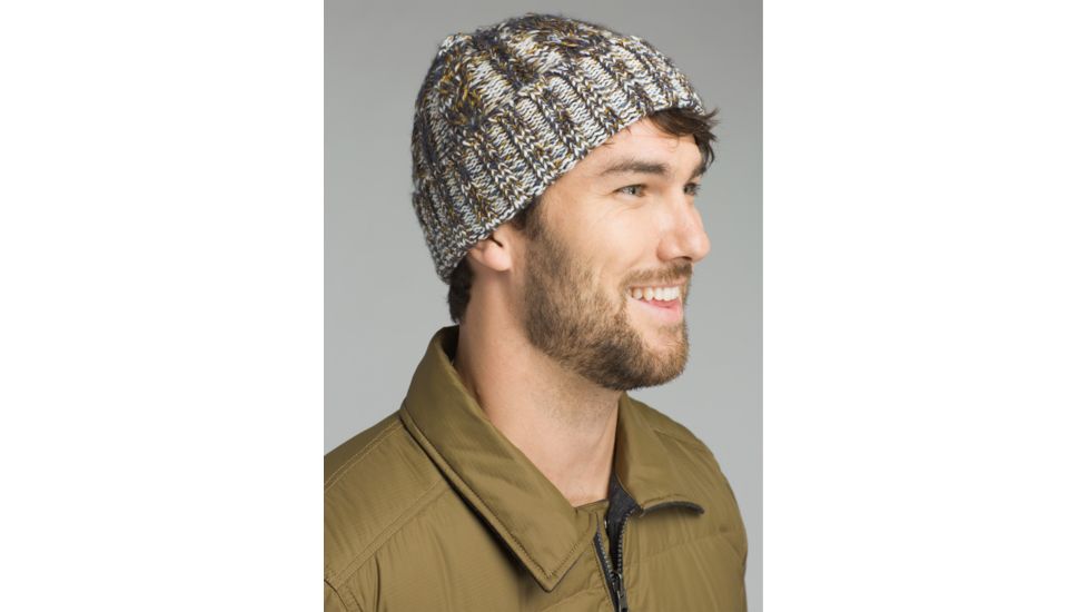 prAna Cable Knit Beanie - Men's, Equinox Blue, One Size, U53180670-EQBL-O/S