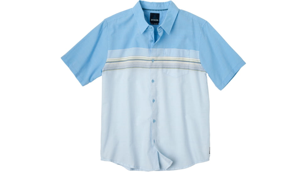 prAna Camino Shirt - Men's-Azure-Large