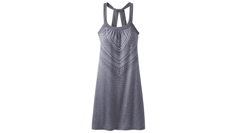prAna Cantine Dress Womens, Charcoal Synergy, Large, W31180358-CCSY-L