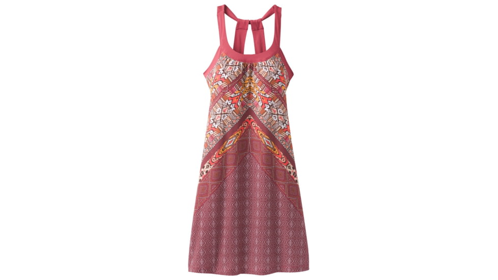 prAna Cantine Dress Womens, Crushed Cran Marrakesh, Large, W31180358-CCMK-L