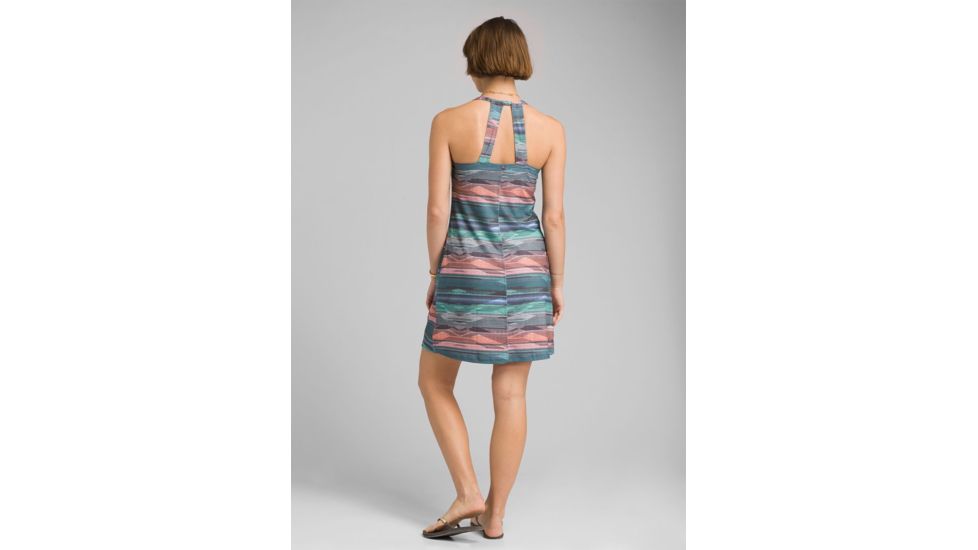 prAna Cantine Dress - Womens, Granite Bonita, XSmall, W31180358 -027-XS