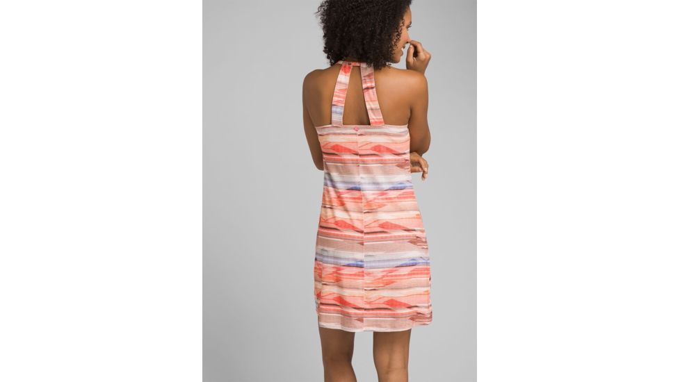 prAna Cantine Dress - Womens, Peach Bonita, Large, W31180358 -844-L