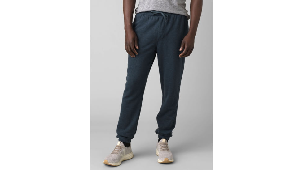 prAna Cardiff Fleece Sweatpant - Men's, Large, Dark Sky Heather, 1968021-400-30-L