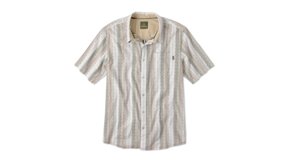 prAna Carillo Short Sleeve Woven Shirt - Men's-Tan-Small