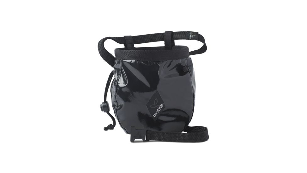 prAna Chalk Bag w/Belt, Shiny Black, One Size, U6CHBL110-SHBK-O/S