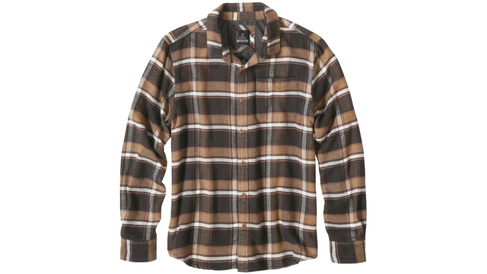 prAna Channing Flannel Shirt - Men's -Charcoal-Large
