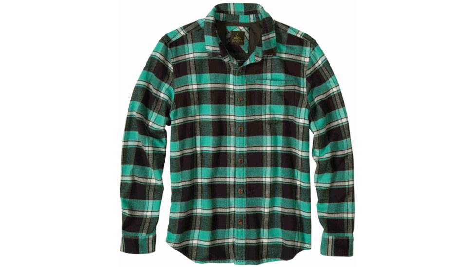 prAna Channing Flannel Shirt - Men's -Dark Olive-Medium