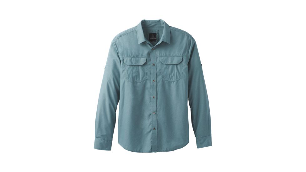 prAna Citadel Long Sleeve Mens, Starling Green, XXLarge, M21170308-STGR-XXL