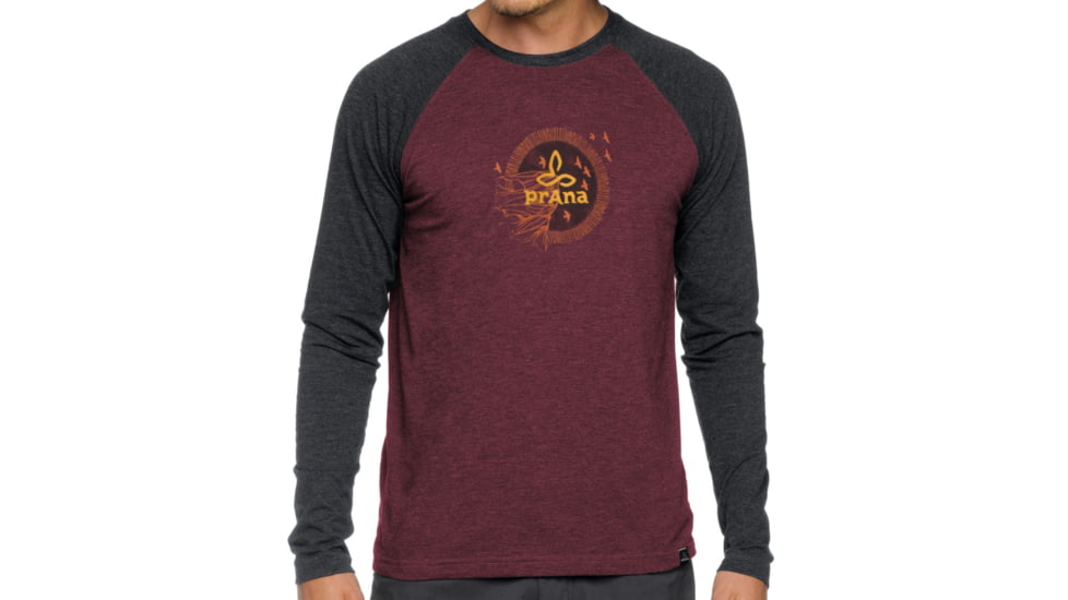 prAna Cliff Long Sleeve Shirt - Men's-Mahogany-Medium