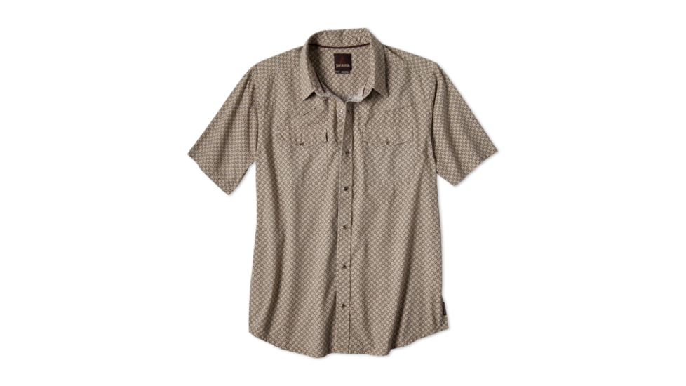 prAna Colton Top - Men's-Dark Khaki-Small