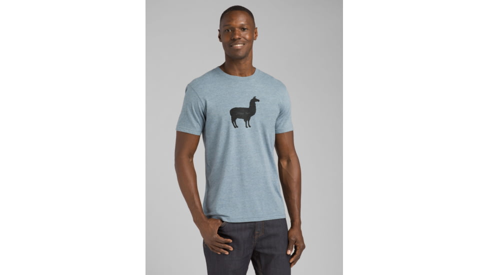 prAna Como Te Journeyman T-Shirt - Mens, Blue Note Heather, Small, M13191588-BNHT-S