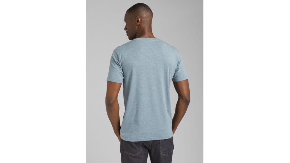 prAna Como Te Journeyman T-Shirt - Mens, Blue Note Heather, Small, M13191588-BNHT-S