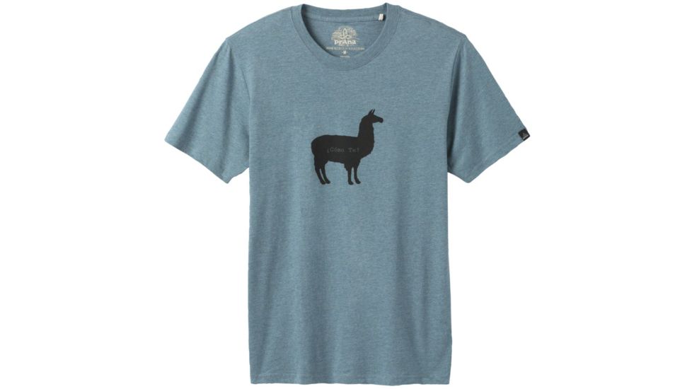 prAna Como Te Journeyman T-Shirt - Mens, Blue Note Heather, Small, M13191588-BNHT-S