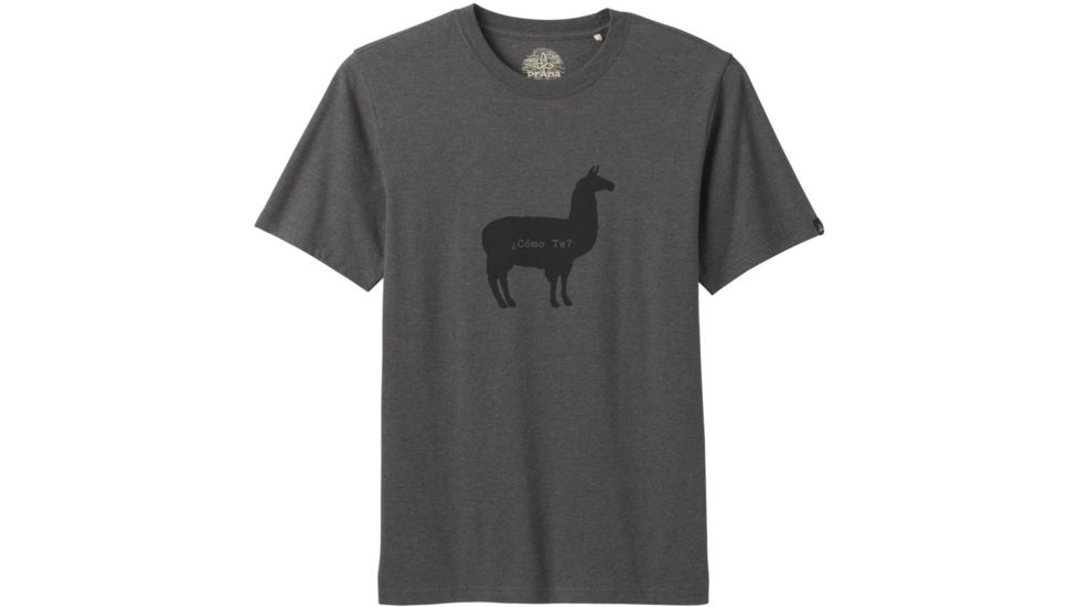 prAna Como Te Journeyman T-Shirt - Mens, Charcoal Heather, Medium, M13191588-CCHT-M