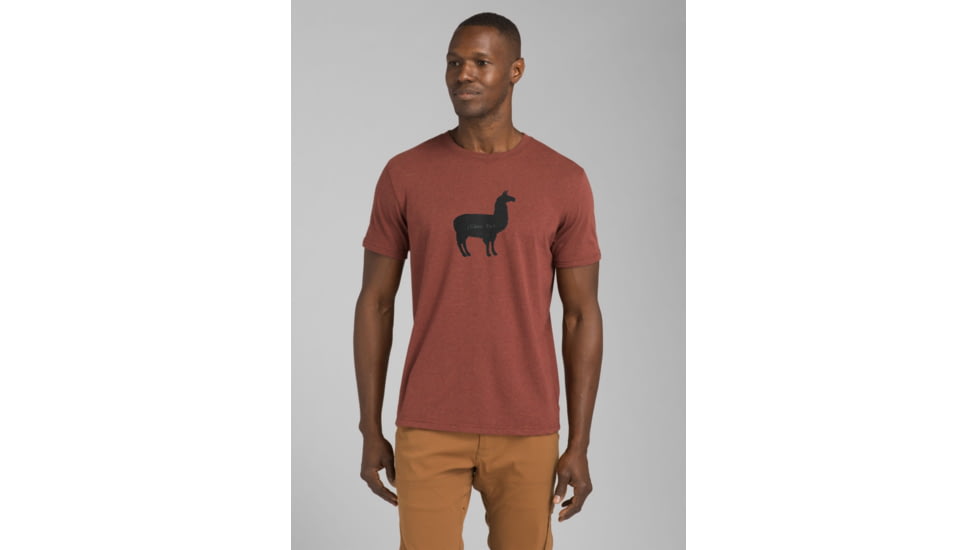 prAna Como Te Journeyman T-Shirt - Mens, Maple Heather, Small, M13191588-MPHT-S