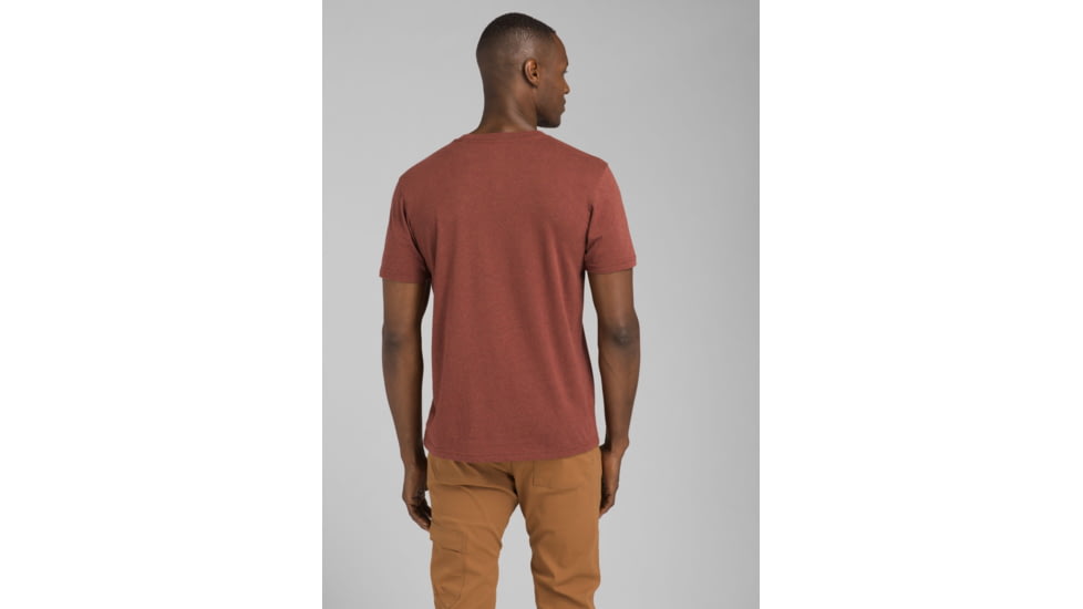 prAna Como Te Journeyman T-Shirt - Mens, Maple Heather, Small, M13191588-MPHT-S