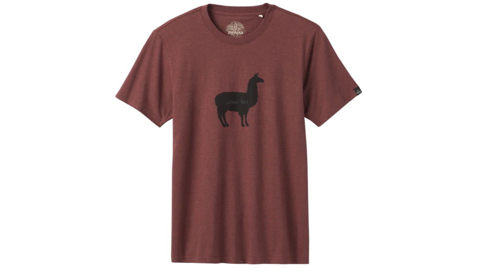 prAna Como Te Journeyman T-Shirt - Mens, Maple Heather, Small, M13191588-MPHT-S