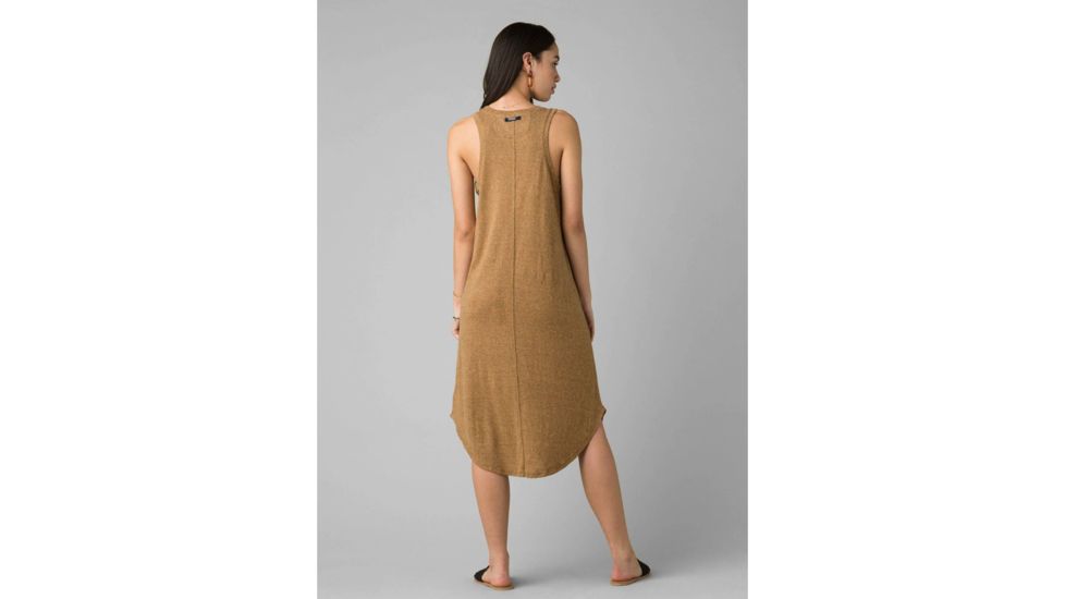 prAna Corrine Dress - Womens, Butterscotch Stripe, Medium, W31200995-BTST-M