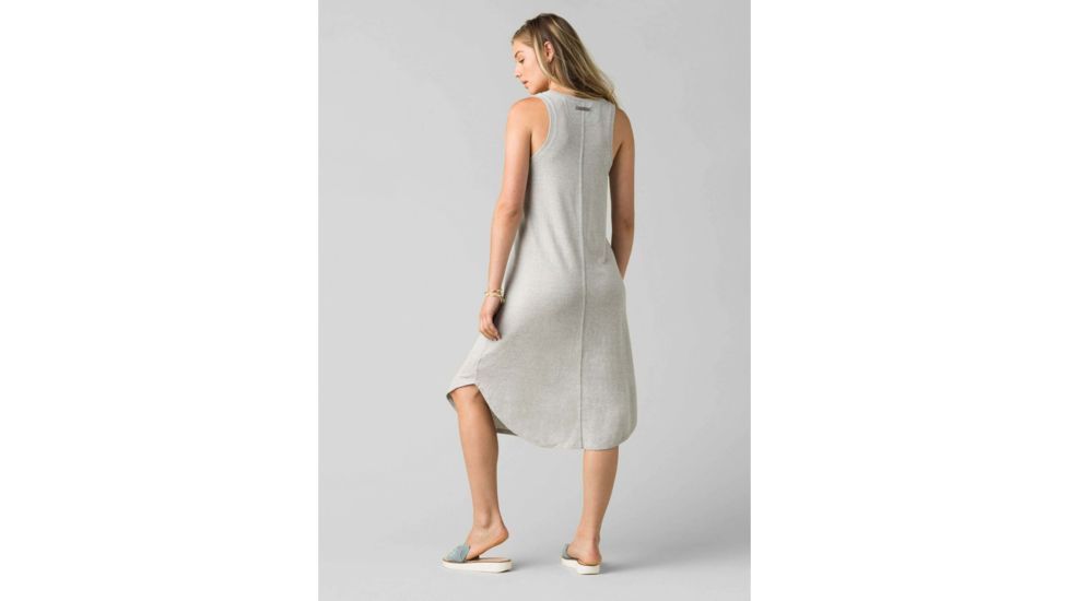 prAna Corrine Dress - Womens, Oatmeal Stripe, Medium, W31200995-OAST-M