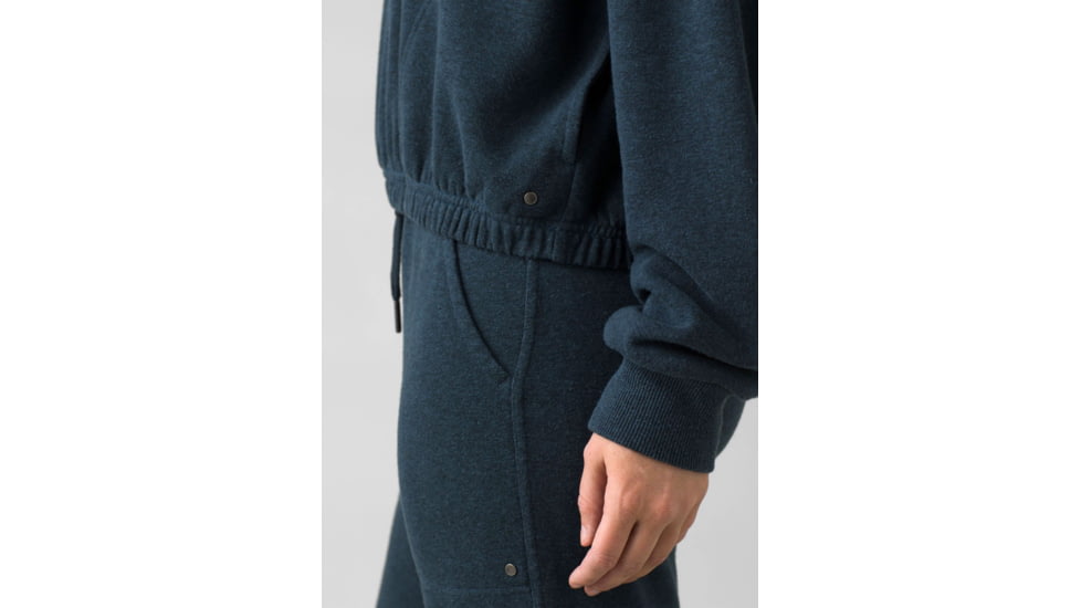 prAna Cozy Up Michie Top - Women's, Large, Dark Sky Heather, 1966951-400-L
