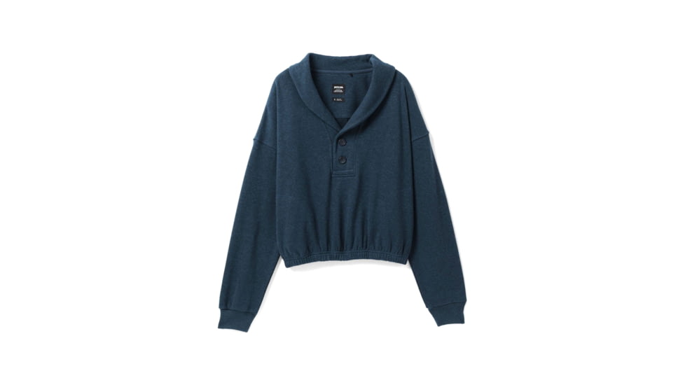 prAna Cozy Up Michie Top - Women's, Large, Dark Sky Heather, 1966951-400-L