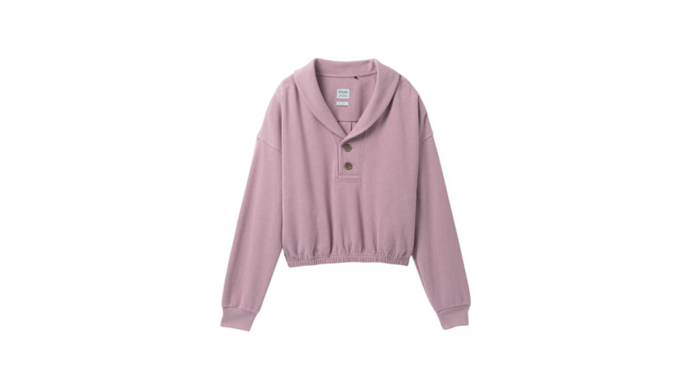 prAna Cozy Up Michie Top - Women's, Large, Soft Musk Heather, 1966951-500-L