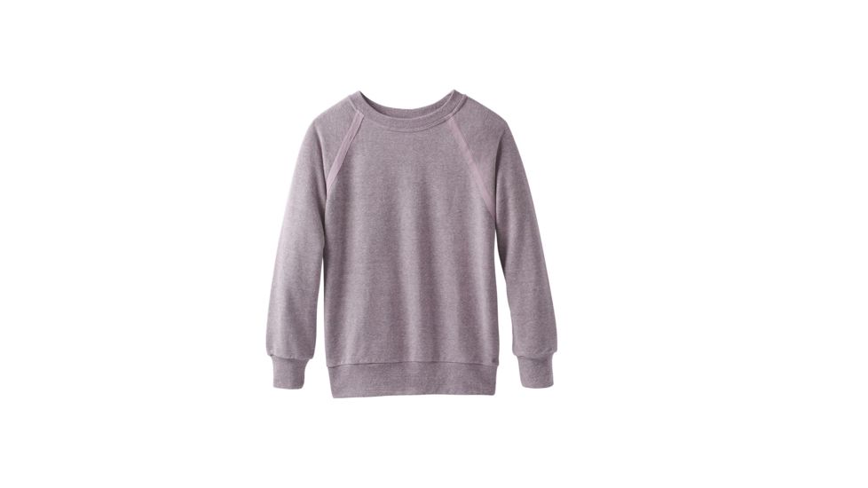prAna Cozy Up Sweatshirt - Womens, Bleached Lavender Heather, Small, W23180582 -533-S